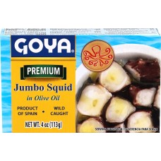 GOYA: Jumbo Squid In Olive Oil, 4 oz