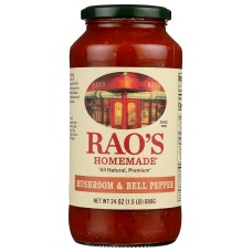 RAOS: Mushroom & Bell Pepper Sauce, 24 oz