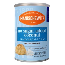 MANISCHEWITZ: No Sugar Added Coconut Macaroons Cookie, 10 oz