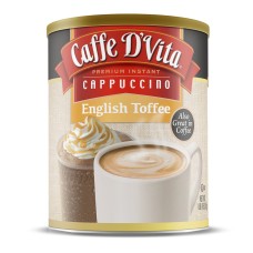 CAFFE D VITA: Cappuccino Engl Toffee, 16 oz