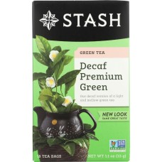 STASH TEA: Tea Decaf Grn, 18 bg