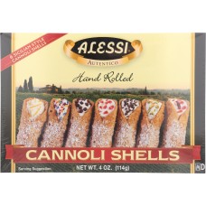 ALESSI: Large Cannoli Shells, 4 oz