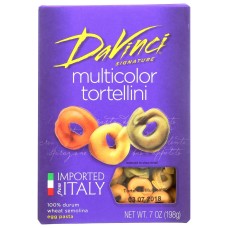 DAVINCI: Multicolor Tortellini Pasta, 7 oz