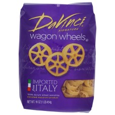 DAVINCI: Wagon Wheels Pasta, 16 oz