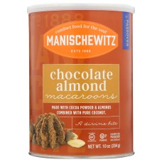 MANISCHEWITZ: Chocolate Almond Macaroons Cookie, 10 oz