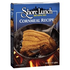SHORE LUNCH: Cornmeal Recipe Fish Breading Mix, 9 oz