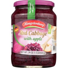 HENGSTENBERG: Red Cabbage With Apple, 24 oz