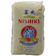 NISHIKI: Rice Brown Premium, 5 lb
