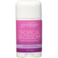 HONESTLY PHRESH: Tropical Blossom Prebiotic Natural Deodorant Stick, 2.25 oz