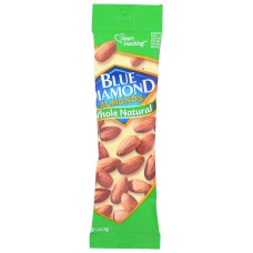 BLUE DIAMOND: Whole Natural Almond Tube, 1.5 oz