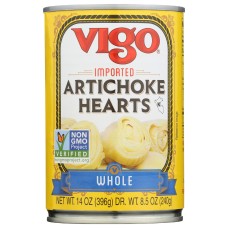 VIGO: Whole Imported Artichoke Hearts, 14 oz