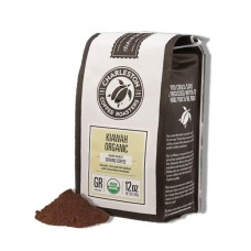 CHARLESTON COFFEE ROASTERS: Kiawah Organic Dark Roast Ground Coffee, 12 oz