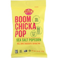 ANGIES: Boomchickapop Sea Salt Popcorn, 0.6 oz