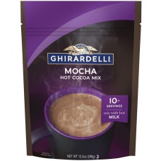 GHIRARDELLI: Chocolate Mocha Premium Hot Cocoa Mix, 10.5 oz