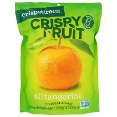 CRISPY GREEN: Crispy Fruit All Tangerine, 2.1 oz