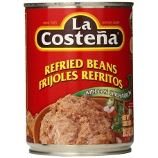 LA COSTENA: Refried Beans with Chicharrone, 20.5 oz