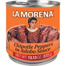 LA MORENA: Chipotle Peppers In Adobo Sauce, 13.13 oz