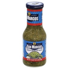 SAN MARCOS: Green Mexican Salsa, 17.6 oz