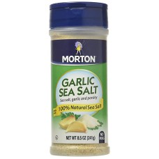 MORTONS: Garlic Sea Salt, 8.5 oz
