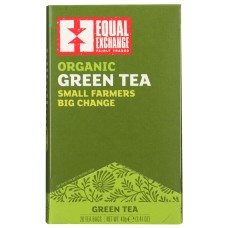 EQUAL EXCHANGE: Green Tea Organic, 20 bg