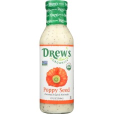 DREWS: Drssng Poppy Seed Org, 12 oz