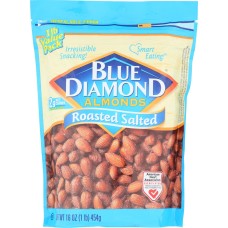 BLUE DIAMOND: Roasted Salted Almonds, 16 oz