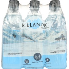ICELANDIC GLACIAL: Water 6Pk Spring Ntrl, 101.4 fo