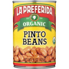 LA PREFERIDA: Organic Pinto Beans, 15 oz