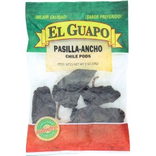 EL GUAPO: Pasilla-Ancho Chile Pods, 2 oz