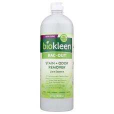 BIO KLEEN: Lime Essence Bac Out Stain & Odor Remover, 32 oz