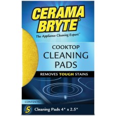 CERAMA BRYTE: Cleaner Pad Cooktop, 5 pc