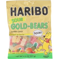 HARIBO: Sour Gummy Candy Goldbears, 4.5 oz