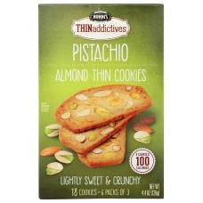 NONNIS: Pistachio Almond Thin Cookies, 4.44 oz