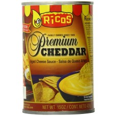 RICOS: Premium Cheddar Cheese Sauce, 15 oz