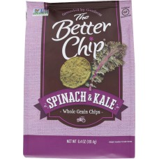 THE BETTER CHIP: Spinach & Kale Whole Grain Chips, 6.4 oz