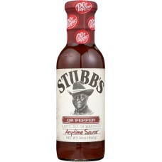 STUBBS: Dr Pepper Anytime Sauce, 12 oz