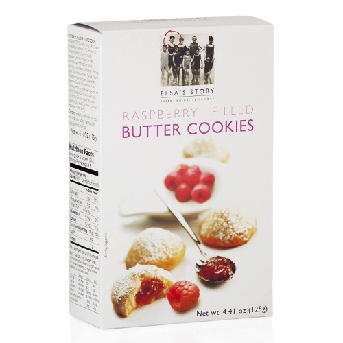 ELSAS STORY: Raspberry Filled Butter Cookies 4 41 oz