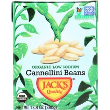 JACKS QUALITY: Bean Cnnllni Lw Sodium Org, 13.4 oz