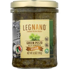 LEGNANO: Vegan Green Pesto, 6.5 oz