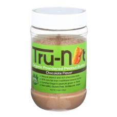 TRU NUT: Chocolate Flavored Organic Powdered Peanut Butter, 6.5 oz