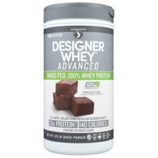 DESIGNER PROTEIN WHEY: Advanced Chocolate Fudge Powder, 1.85 lb