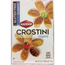 HADDAR: Gluten Free Classic Crostini Toasts, 4 oz