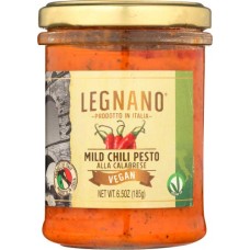 LEGNANO: Vegan Mild Chili Pesto Alla Calabrese, 6.5 oz