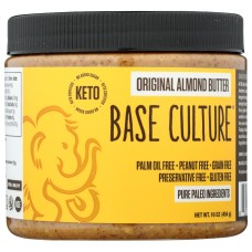 BASE CULTURE: Butter Almond Original, 16 oz