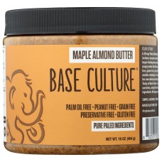 BASE CULTURE: Butter Maple Almond, 16 oz