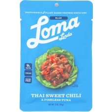 LOMA BLUE: Thai Sweet Chili Fishless Tuna, 3 oz