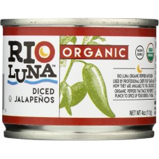 RIO LUNA: Organic Diced Jalapenos, 4 oz