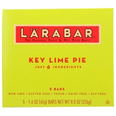 LARABAR: Key Lime Pie 5 Count Bars, 8 oz