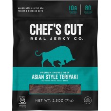 CHEFS CUT: Asian Style Teriyaki Beef Jerky, 2.5 oz