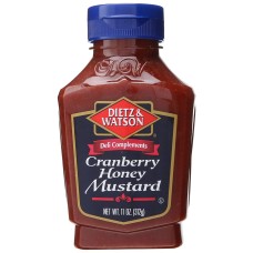 DIETZ AND WATSON: Cranberry Honey Mustard, 11 oz